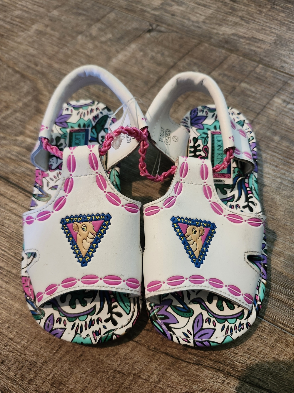Rare Vintage Disney Lion King Nala Baby Sandals